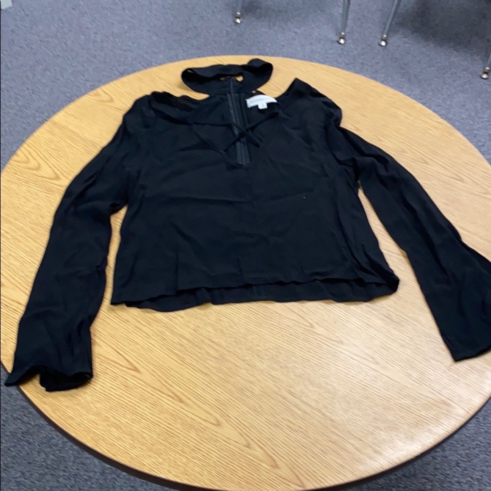 Dance & Marvel black choker top size small